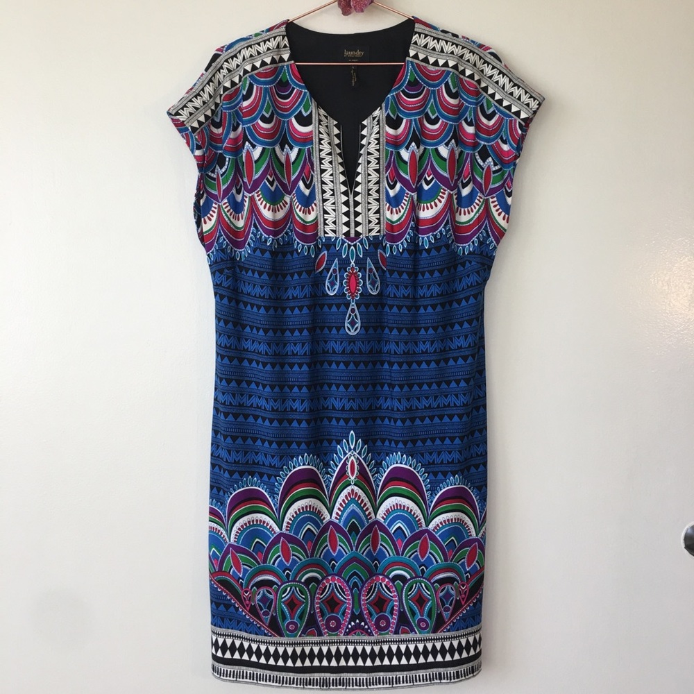 Laundry by Shelli Segal printed dress